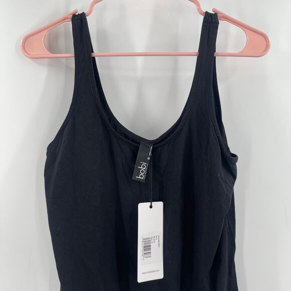 BOBI LOS ANGELES Tank Top SZ Medium Black Revolve NWT Cinch Waist Basic Capsule - Picture 7 of 11